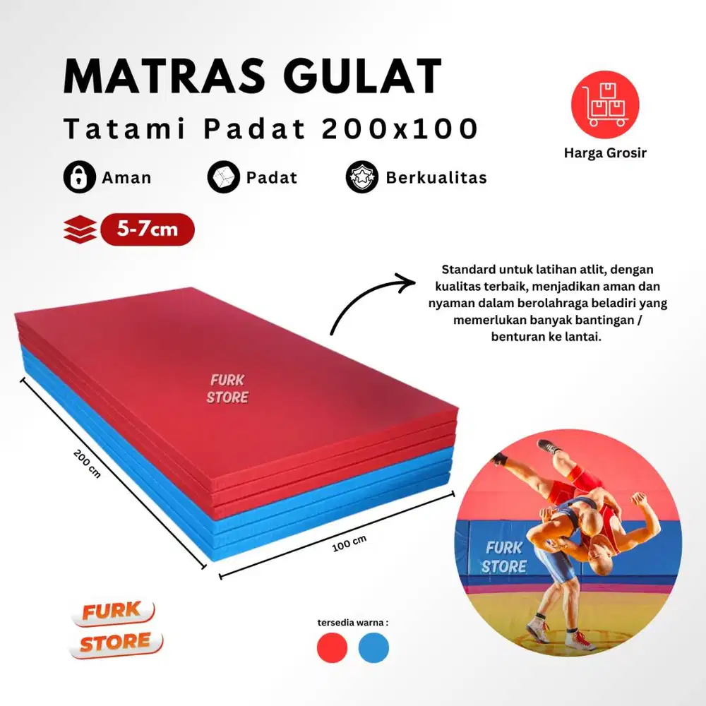 Matras Gulat TTM01 [STABIL] – Tatami Gulat | Matras Tatami | Matras Ol