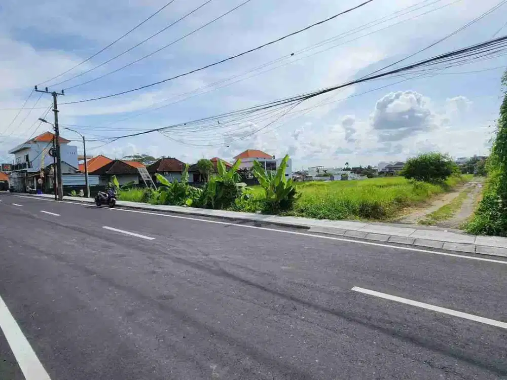 TANAH KOMERSIL JALAN UTAMA PANTAI CEMAGI COCOK UNTUK RESTO BAR DAN USAHA LAINNYA