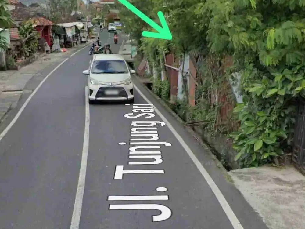 TANAH JALAN UTAMA TUNJUNG SARI DENPASAR BARAT COCOK UNTUK USAHA RUMAH KOST DAN GUDANG