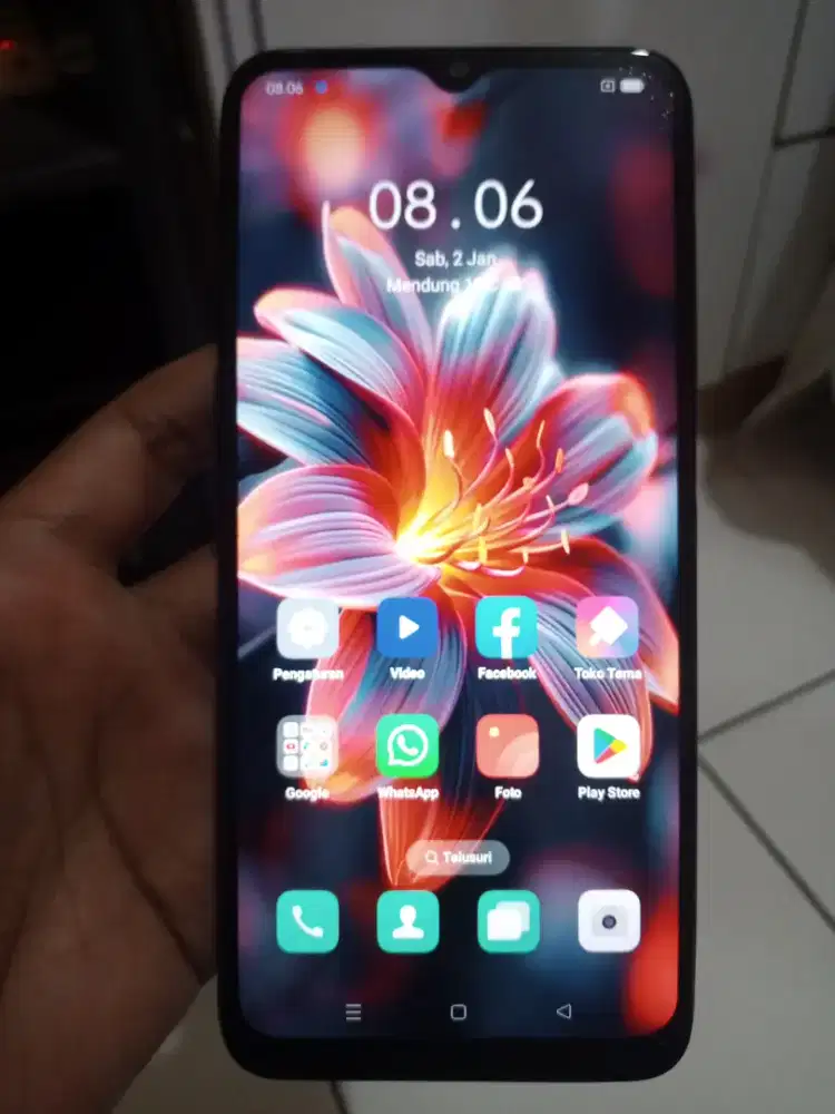 Oppo A16 4G 3/32 layar 6.5 inchi mulus