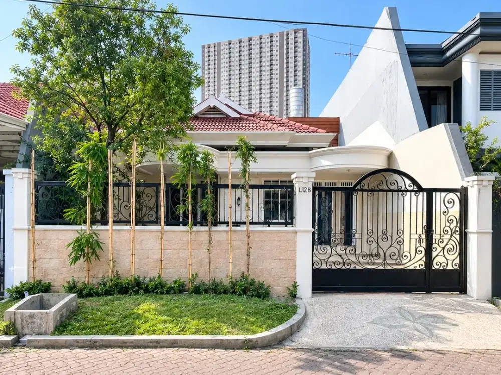 Langka Rumah Villa Kalijudan Indah Mewah Lantai Full Marmer Udah Semi Interior
