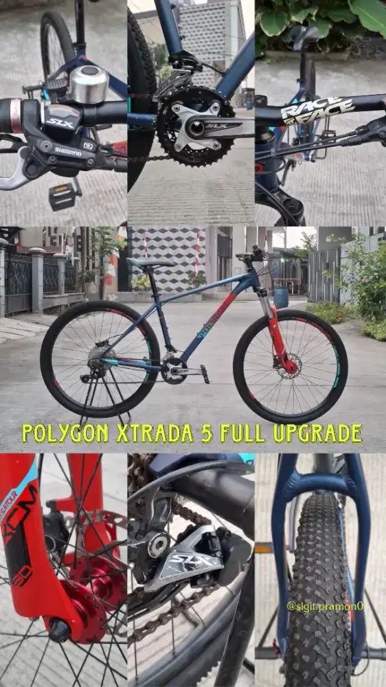 DIJUAL Sepeda Polygon Xtrada 5 Full Upgrade