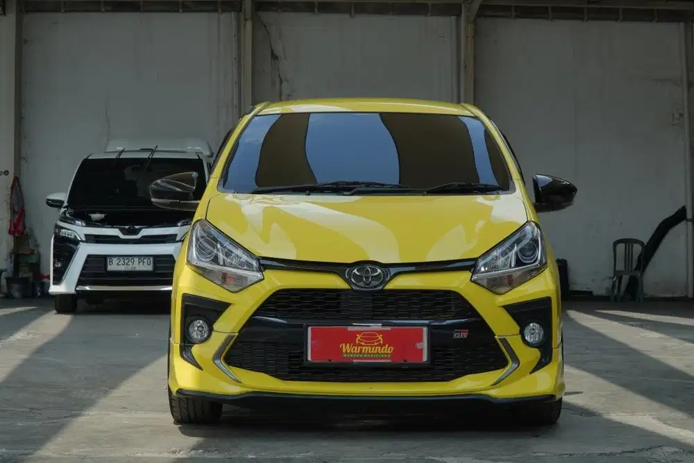 Toyota Agya 1.2 GR Matic tahun 2022 Kuning AT DP minim Low