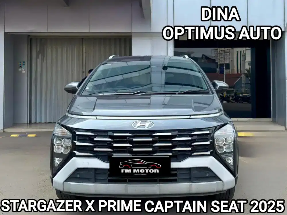 Hyundai Stargazer X PRIME CAPTAIN SEAT 2025 AT 1.5, Pajak MEI 2027