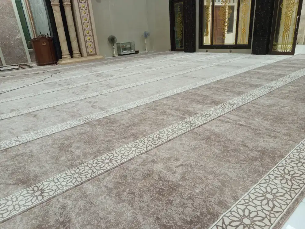 JUAL KARPET MASJID SEMI IMPORT MOTIF ABSTRAK