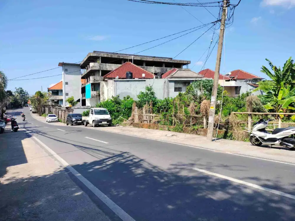TANAH COCOK UNTUK GUDANG DAN USAHA 
DI JUAL TANAH POSISI JALAN UTAMA PENAMPARAN GATSU BARAT DENPASAR