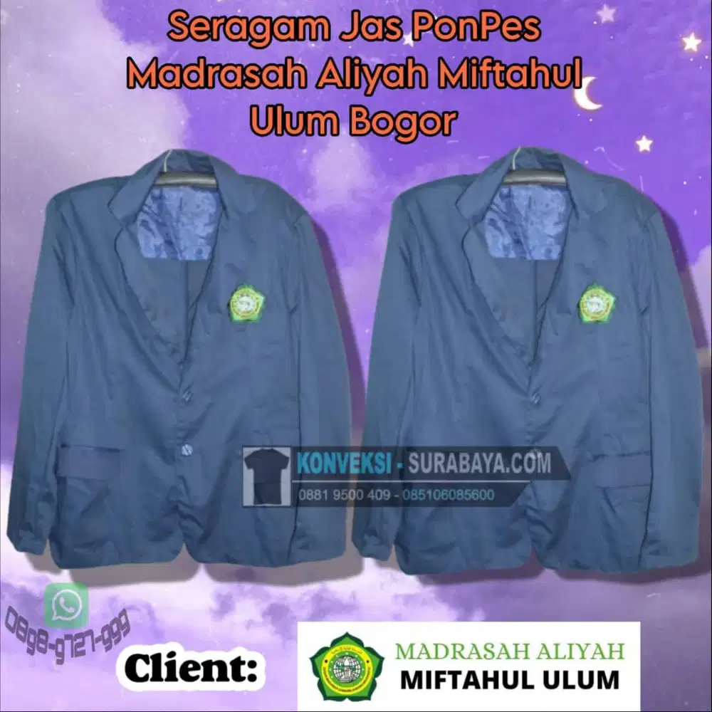 Pabrik Jas Almamater Surabaya: Harga Grosir untuk Sekolah & Mahasiswa