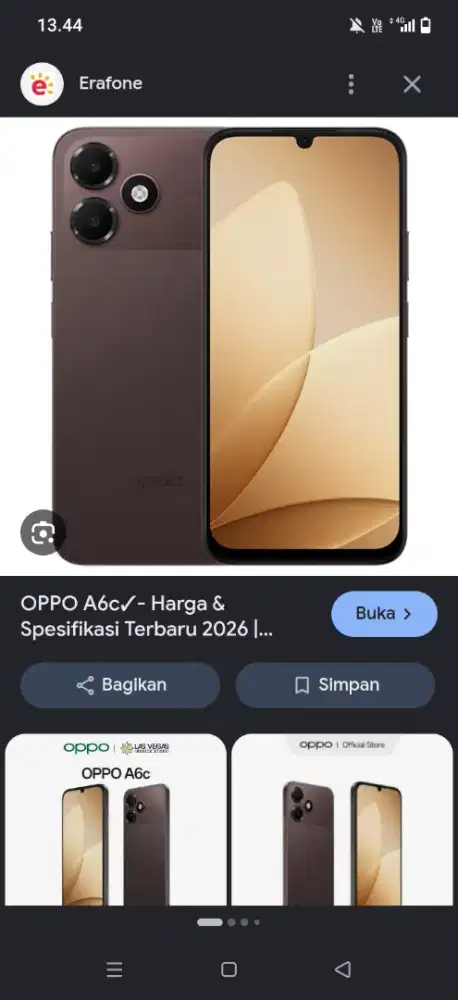 Oppo A6C BARU 3 MINGGU