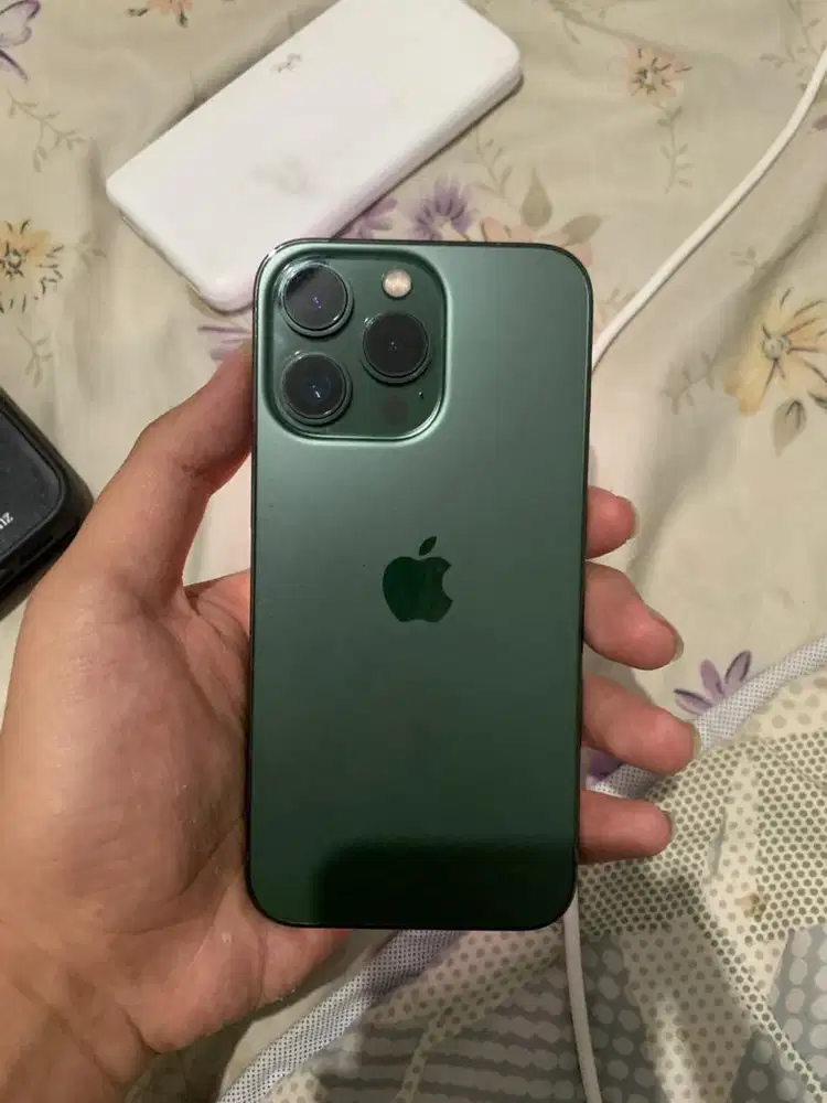 iphone 13 pro midnight green 128 gb inter all operator mulus like new