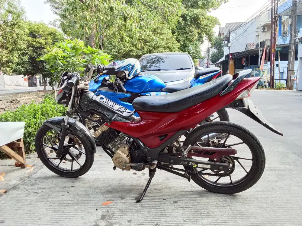 Satria f 2009 plat bekasi