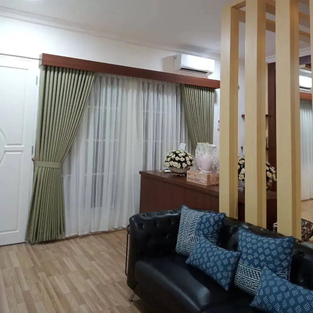Menerima Pemasangan Gorden Wallpaper Dinding 3D Gordyn Hordeng Korden