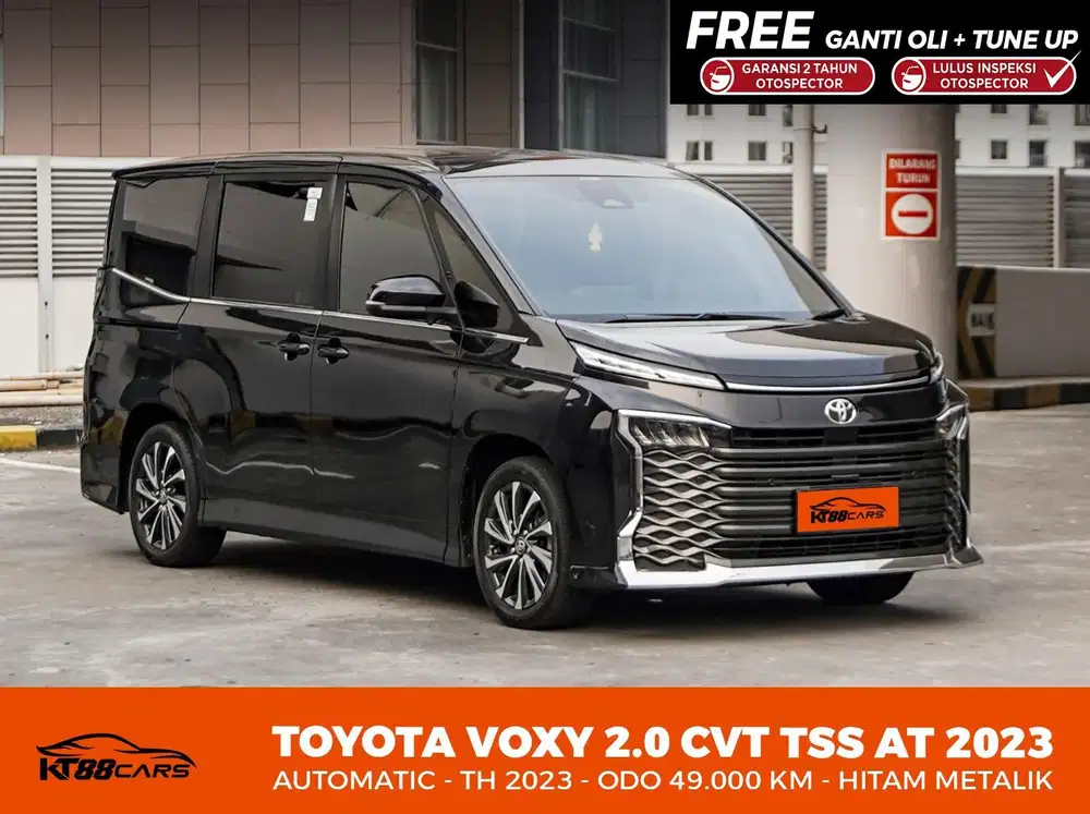 [BERGARANSI] TOYOTA VOXY 2.0 MATIC TAHUN 2023 HITAM GANJIL