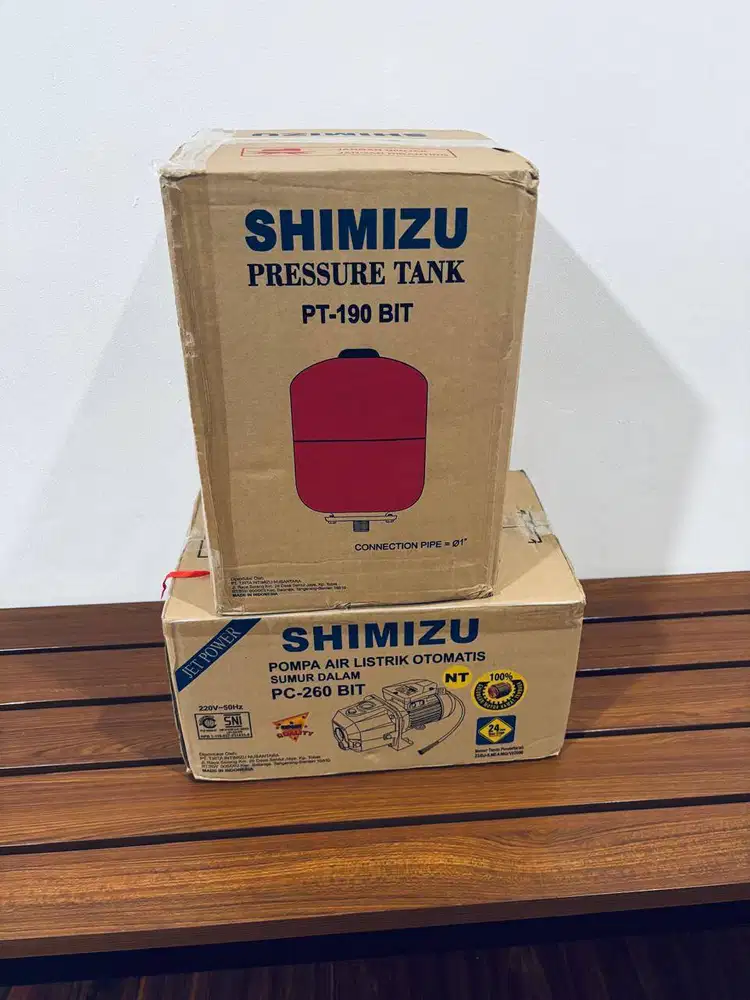 Pompa air shimizu sumur dalam