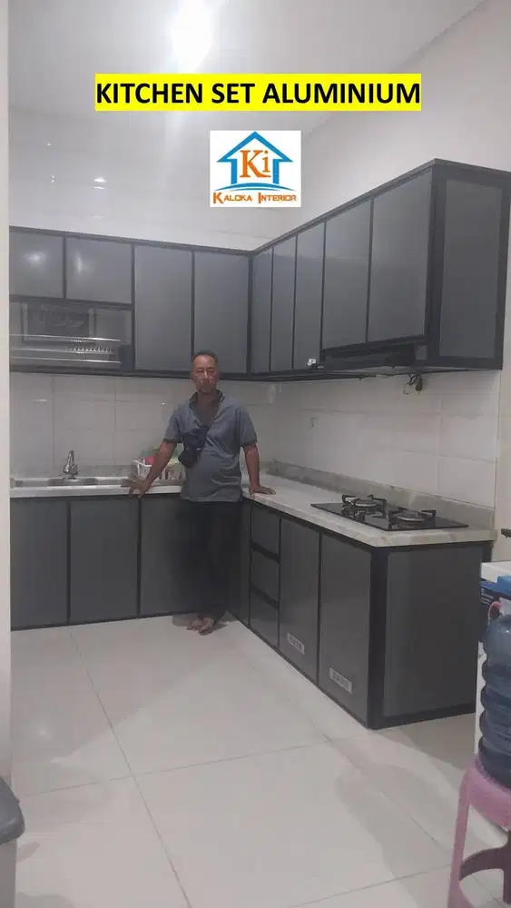 Kitchen Set Aluminium Surabaya Kaloka Interior