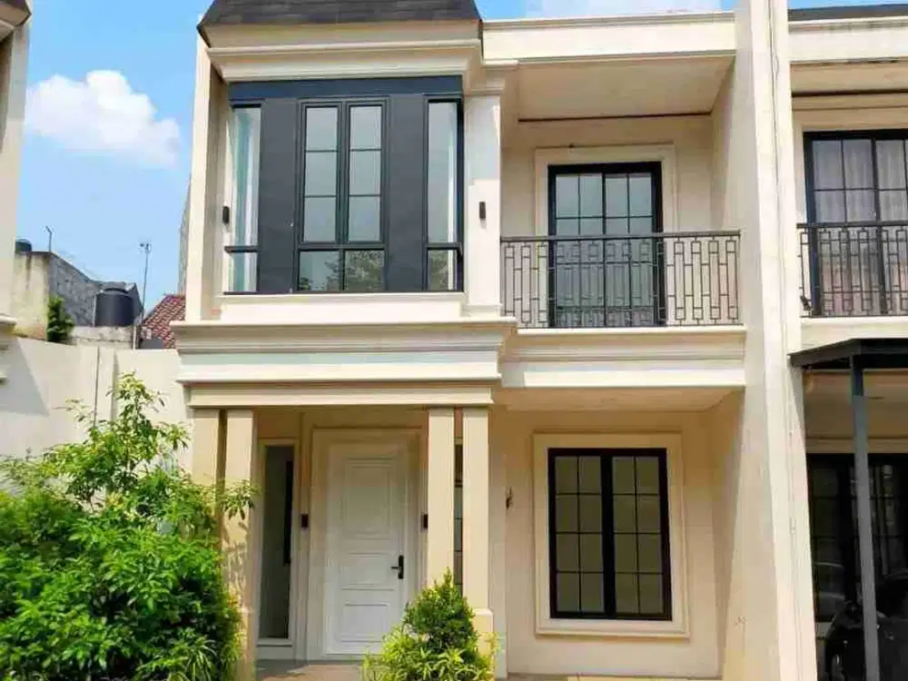 rumah siap huni dalam cluster dekat stasiun Jurangmangu