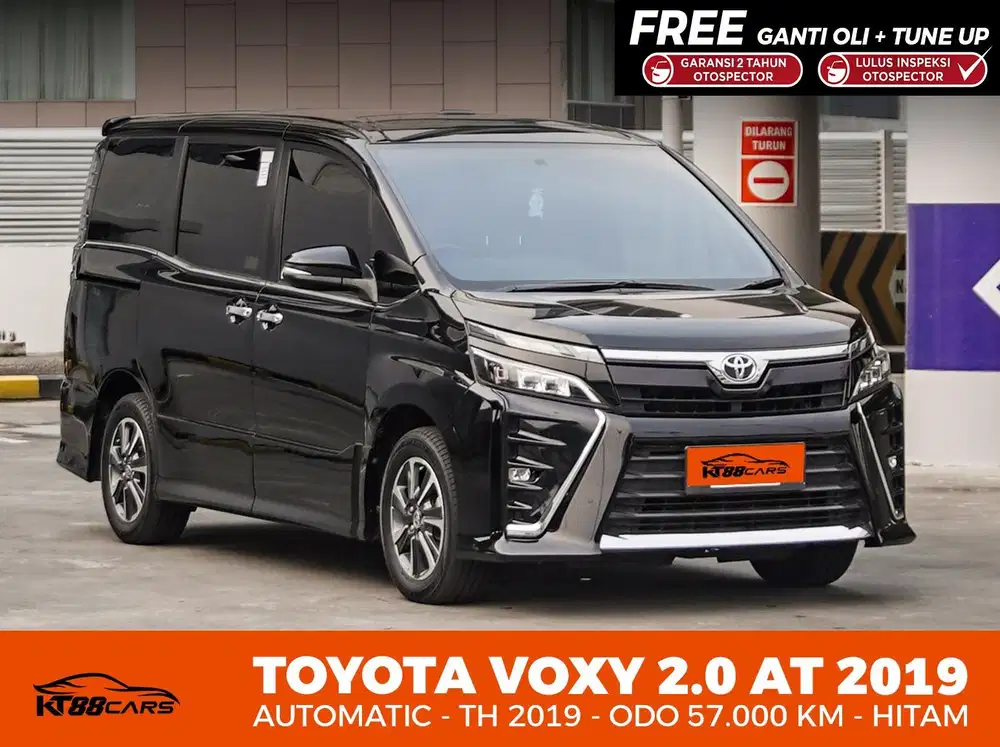 [BERGARANSI] TOYOTA VOXY 2.0 MATIC TAHUN 2019 HITAM PAJAK PANJANG