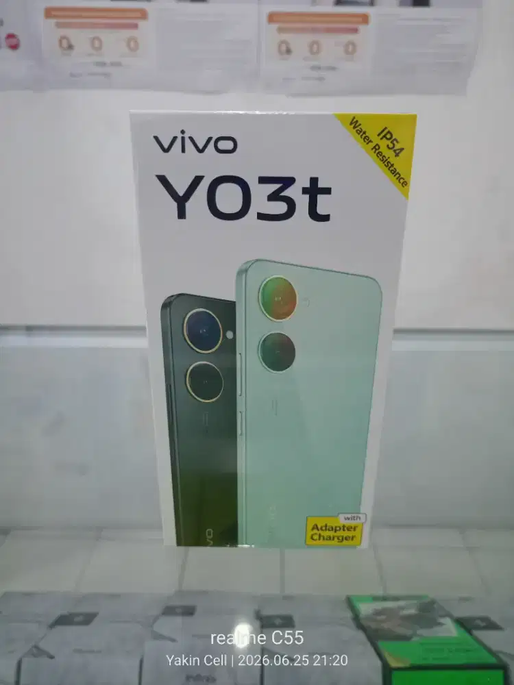 Vivo Y03T 4/64 GB Dual Camera Batre 5000 mAh Garansi Resmi