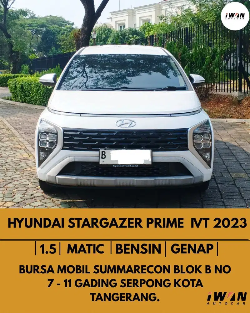 2023 HYUNDAI STARGAZER PRIME 1.5 AT