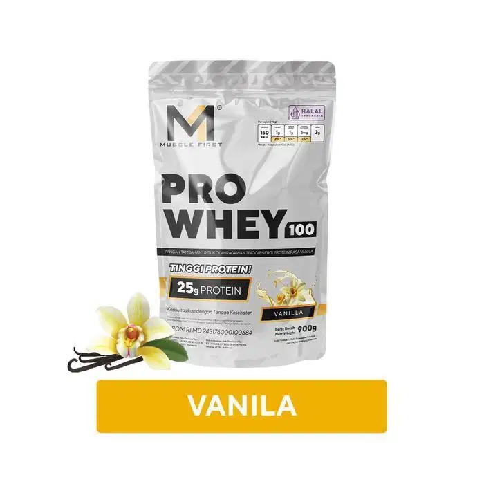 New Susu Fitness Pro Whey 100 Rasa Vanilla Muscle First