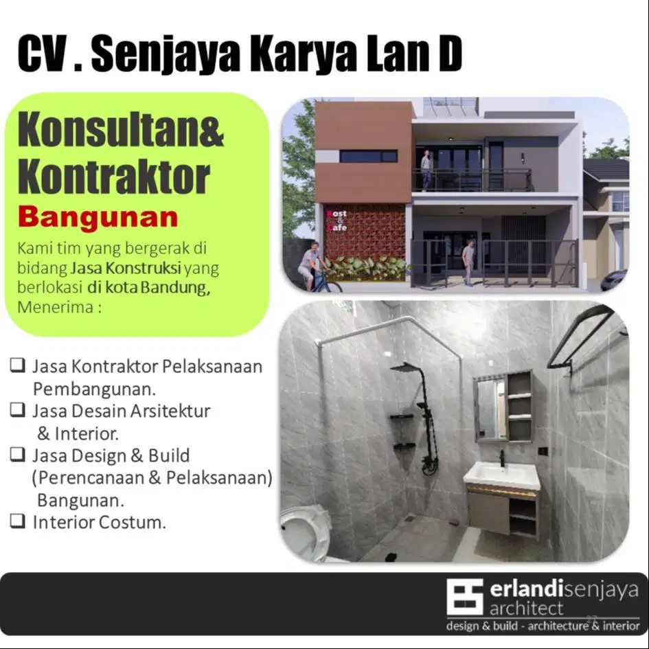 Jasa Kontraktor/ Arsitek & Interior/ Renovasi/ Tukang/ Kitchen Set