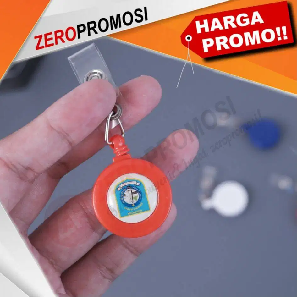 Yoyo ID Card Doff Custom Logo untuk Souvenir Promosi