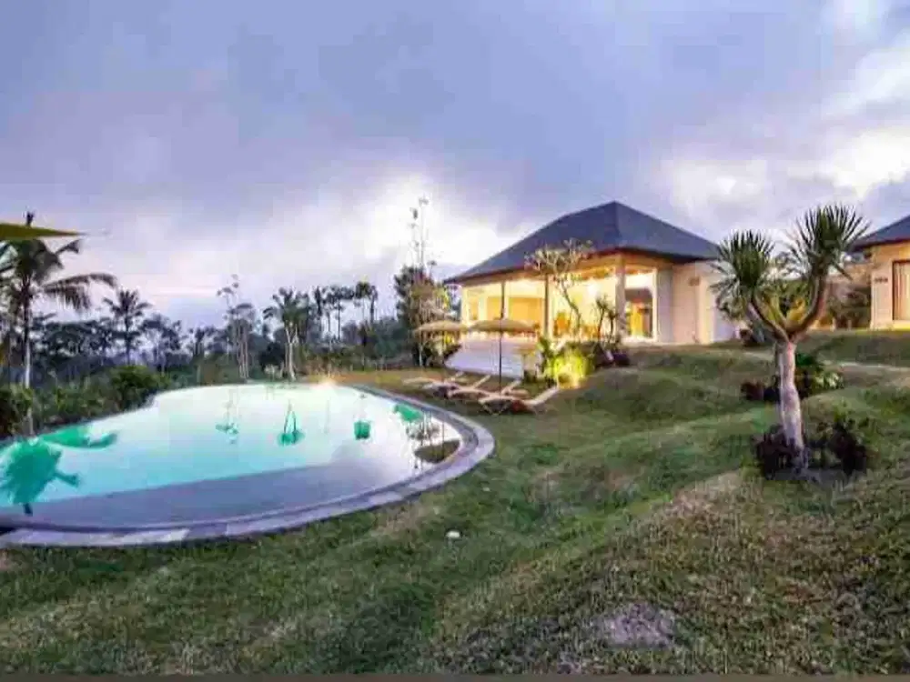 DIJUAL / FREEHOLD : Palendra Villas 5 Bed Jungle View & Mountain View at Payangan Ubud