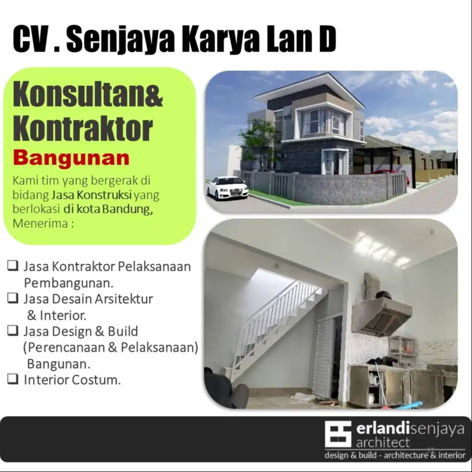 Jasa Arsitek & Interior/ Kontraktor/ Renovasi/ Tukang/ Kitchen set