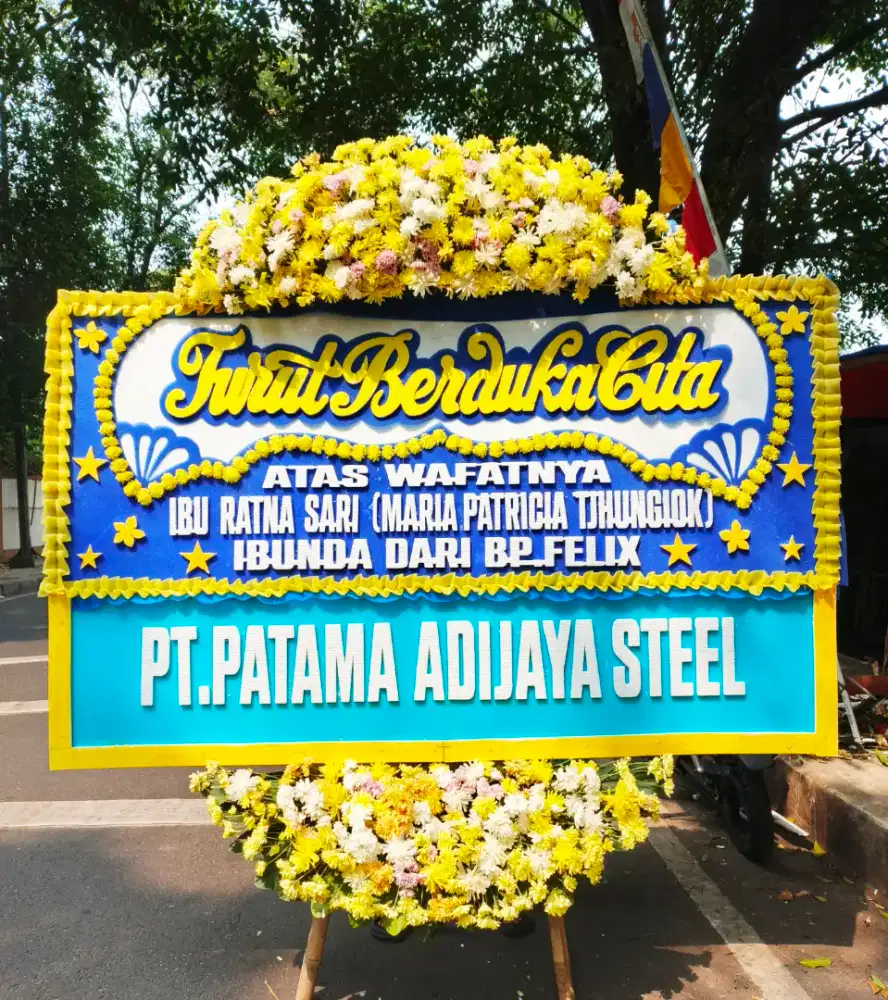 Ucapan Bunga Papan kedukaan