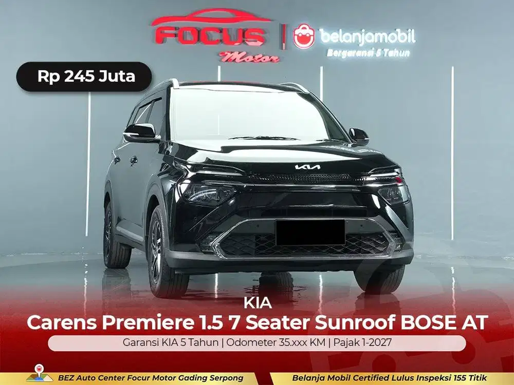 [ GARANSI 5TH ] KIA Carens Premiere 1.5 7 Seat Sunroof BOSE 2023/2024