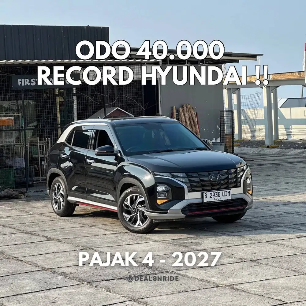 ODO 40.000 ANTIKK !! PAJAK 4/2027 HYUNDAI CRETA PRIME IVT 2023 MULUS