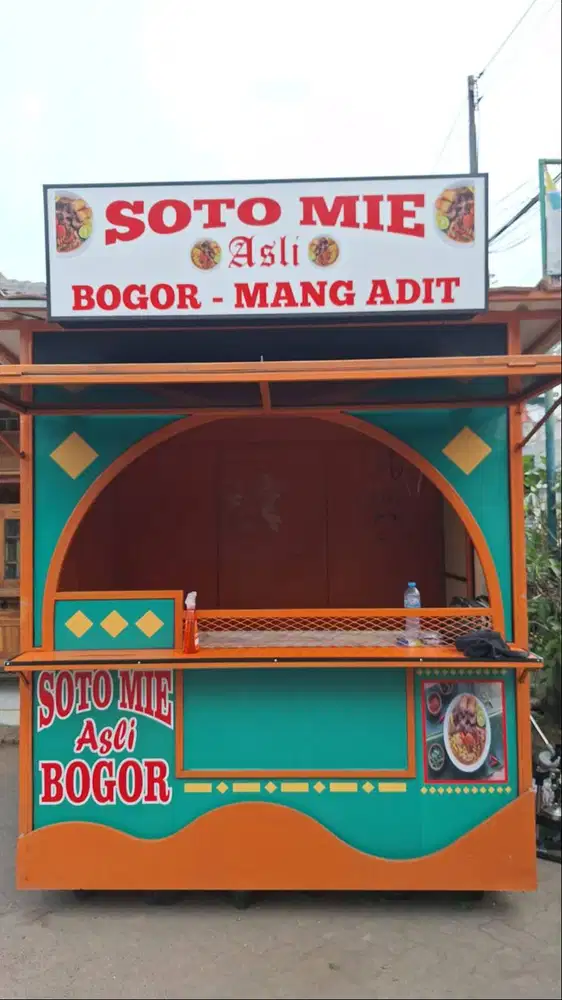 GEROBAK BOOTH - UNTUK USAHA MAKANAN ATAU MINUMAN