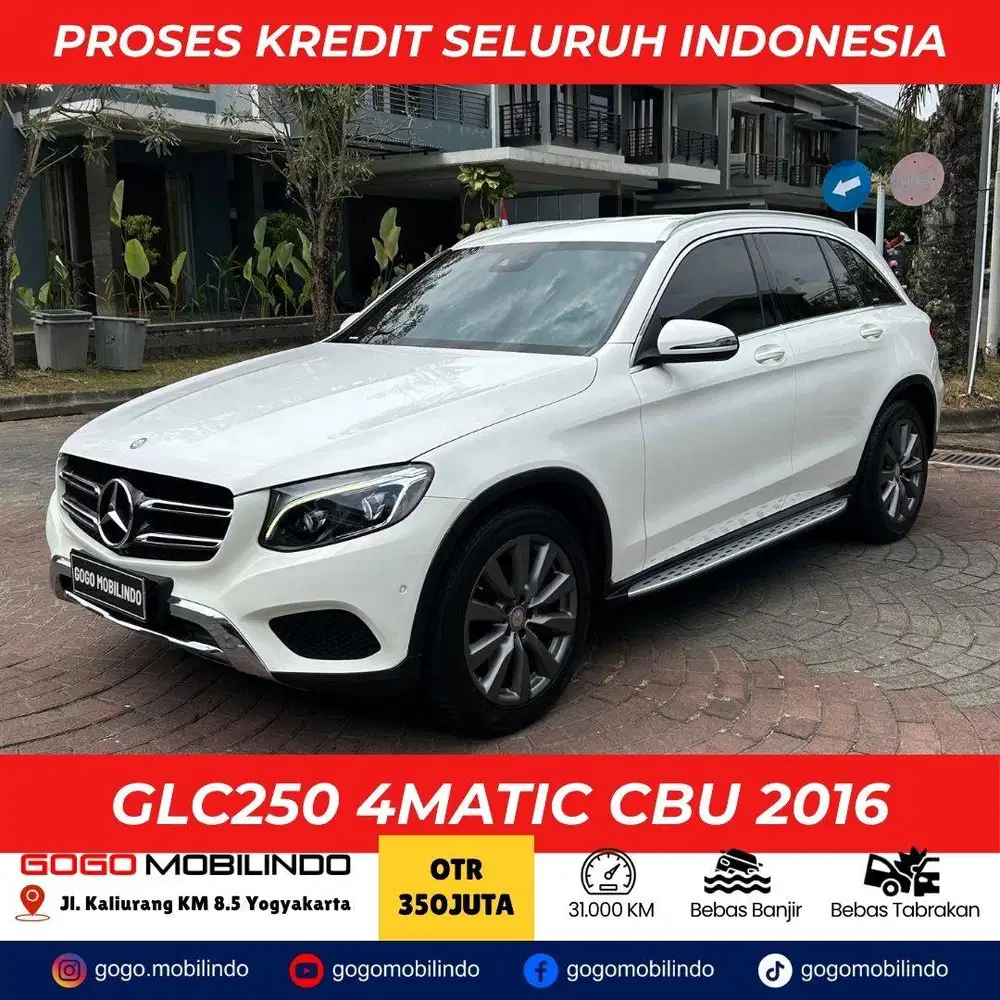 Mercy GLC250 4MATIC CBU 2016 Antik km 30rb Asli full orisinil cat