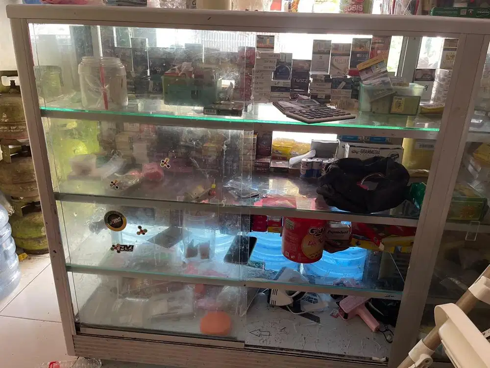 Jual etalase warung