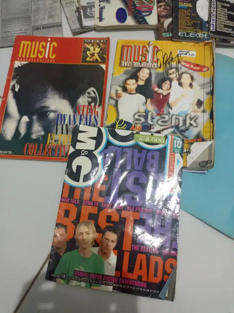 Buku Majalah Buku Musik 90' 20'