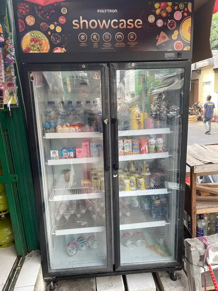 Kulkas minuman 2 pintu