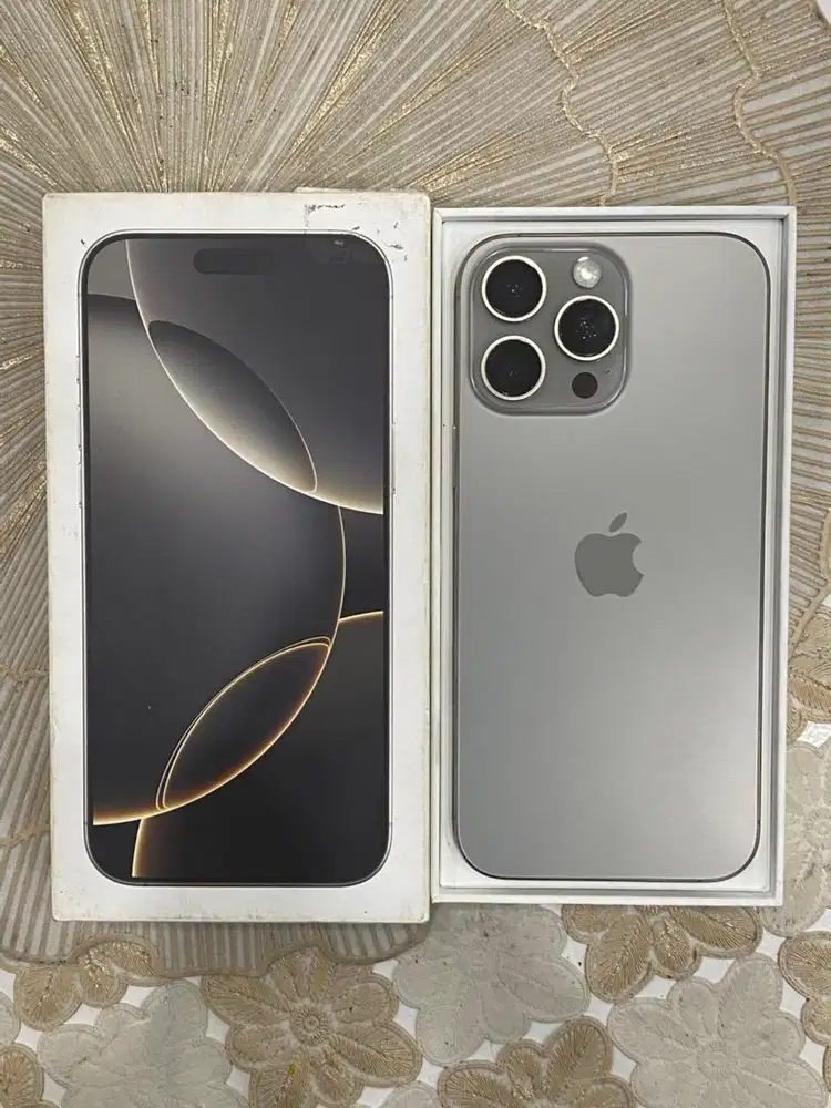 iPhone 16 Pro Max 256GB Natural Titanium Regist Beacukai