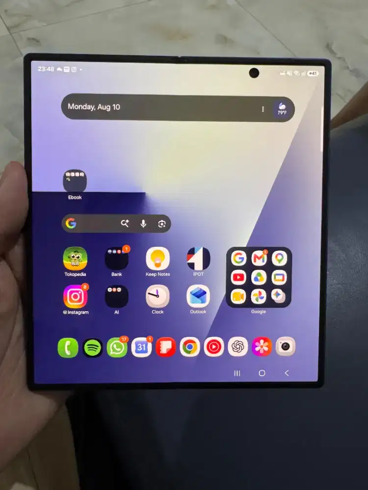 Samsung Galaxy Z Fold 7 memory 512 gb resmi