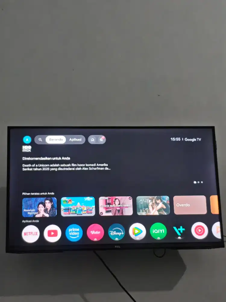 TV TCL 32 INCH PEMAKAIAN Baru masih garansi