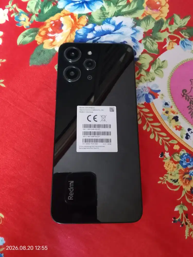 Xiaomi Redmi 12 ram 8/128gb mulus normal dan segel