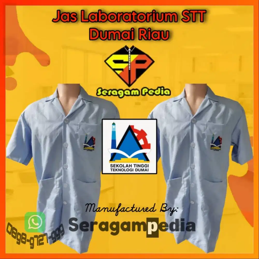 Konveksi Jas Lab Kampus Custom Padang - Bahan Adem, Jahitan Rapi