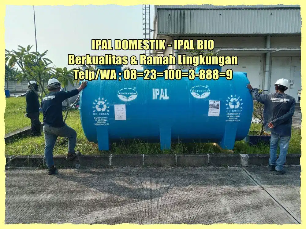 IPAL – IPAL MEDIS – TANGKI IPAL – TANGKI FIBER IPAL – IPAL TANK – STP