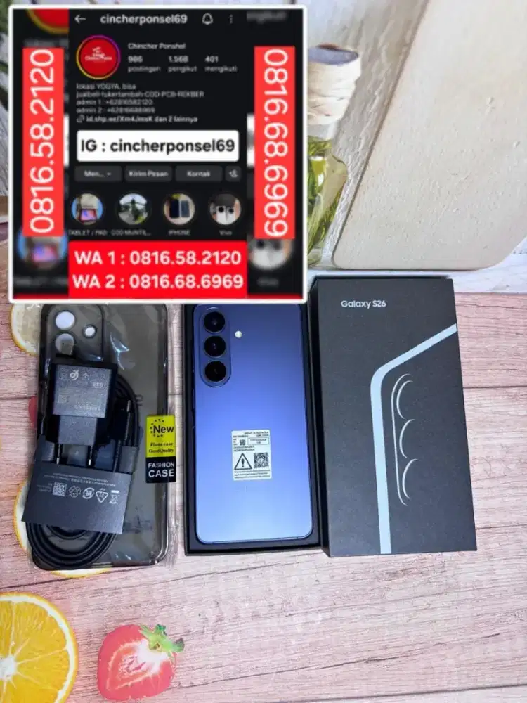 Jual hp LIKENEW S26 5g 12/256 istimewa grns panjang