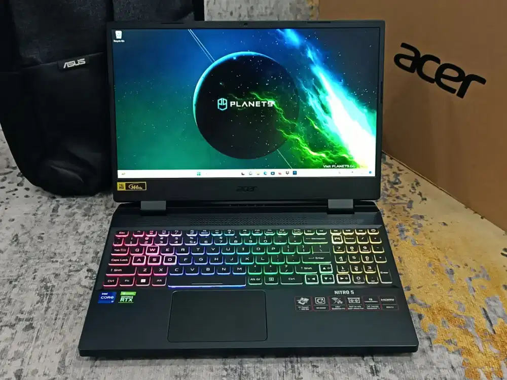 Acer Nitro 5 Core i7-12700H 16-512GB RTX 3050 4GB 95W Fulset Like New