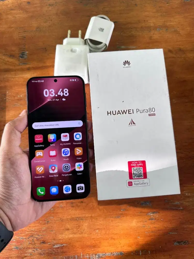 HUAWEI PURA 80 RAM 12/256 GB FULLSET GARANSI 7 BULAN. MULUS RESMI