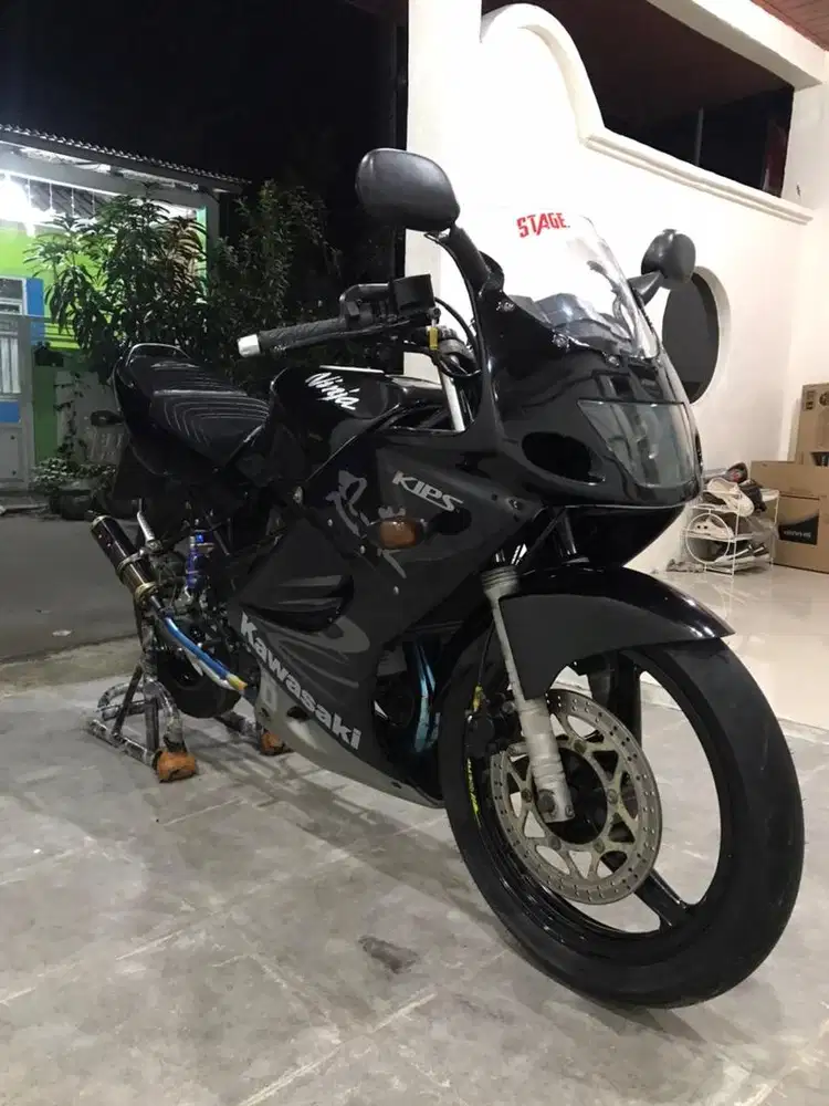 Kawasaki Ninja RR Old 2008 Hitam Asli Surat Lengkap Faktur Ada