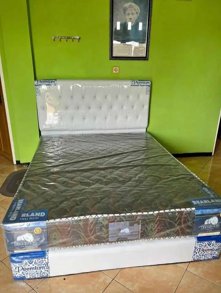 RAEDY SET SPRINGBED DIVAN UK 160 MERK BEARLAND LIST 2 TERMURAH BIG SAL