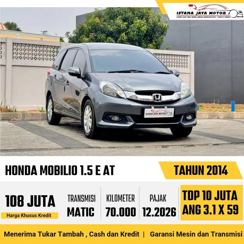 Honda Mobilio E AT th 2014 #istana jaya motor