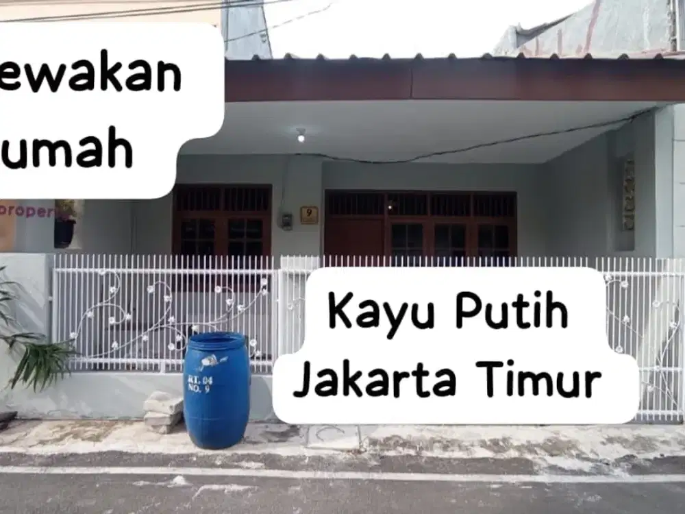 Disewakan Rumah di kayu putij jakarta timur