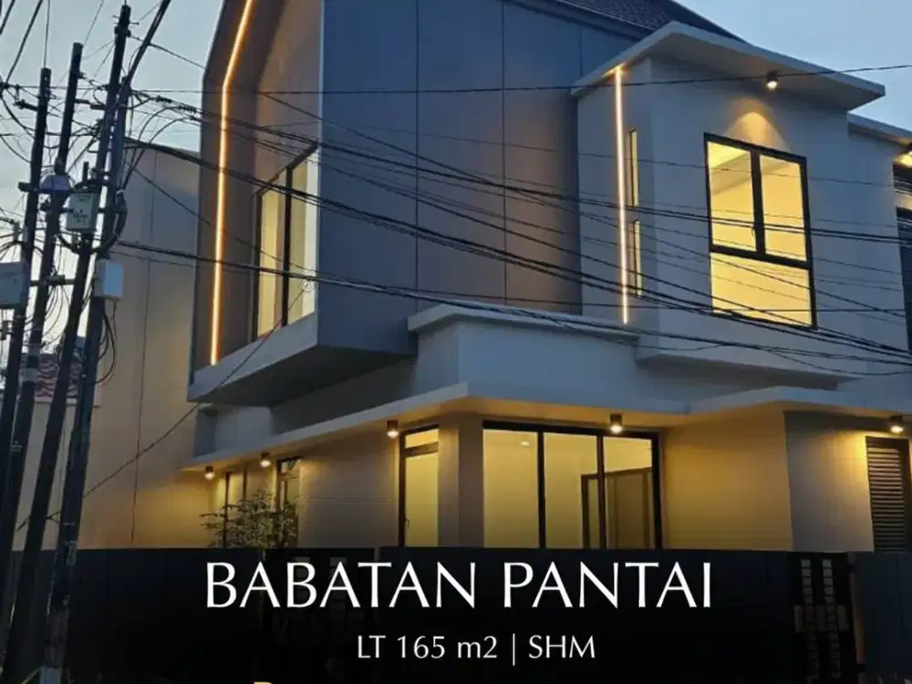 JUAL RUMAH 2LANTAI SCANDINAVIAN STYLE DEKAT GRAND KENJERAN