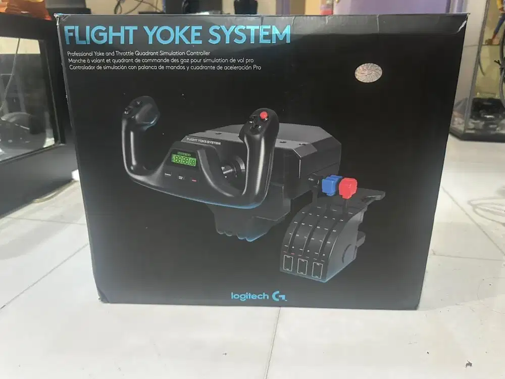 Logitech flight system yoke multi panel switch panel